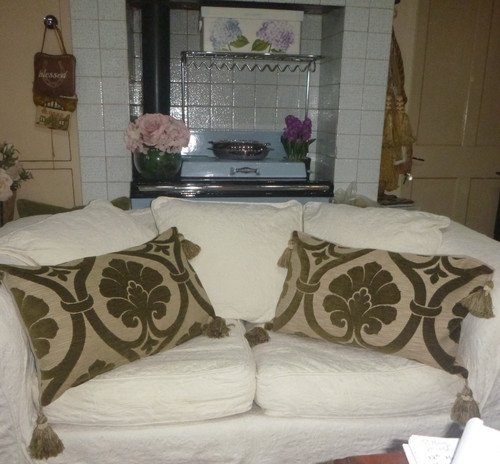 Pair laura ashley cushions - of,