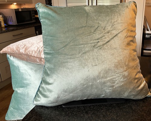 Laura ashley velvet cushion - ashley,